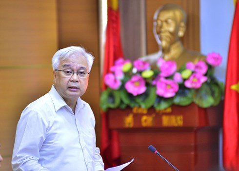 Đoàn kiểm tra của Bộ Chính trị làm việc với Ban Thường vụ Đảng bộ VOV - Ảnh 1. Đoàn kiểm tra của Bộ Chính trị làm việc với Ban Thường vụ Đảng bộ VOV - Ảnh 1.